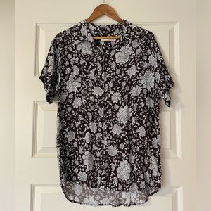 Novella Royale Floral Button Down Shirt